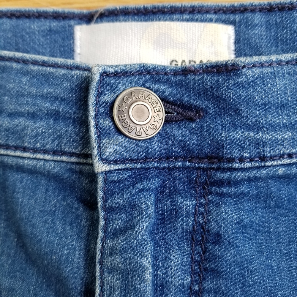 Garage high waisted denim retro roller short - Picture 4 of 10